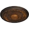 Ekena Millwork Brunswick Ceiling Medallion (Fits Canopies up to 4 1/2"), Hand-Painted Rust, 27"OD x 2 1/2"P CM27BRRUS - alternate 3